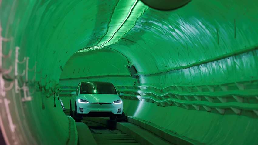 Компания Илона Маска проложила туннель под Лас-Вегасом