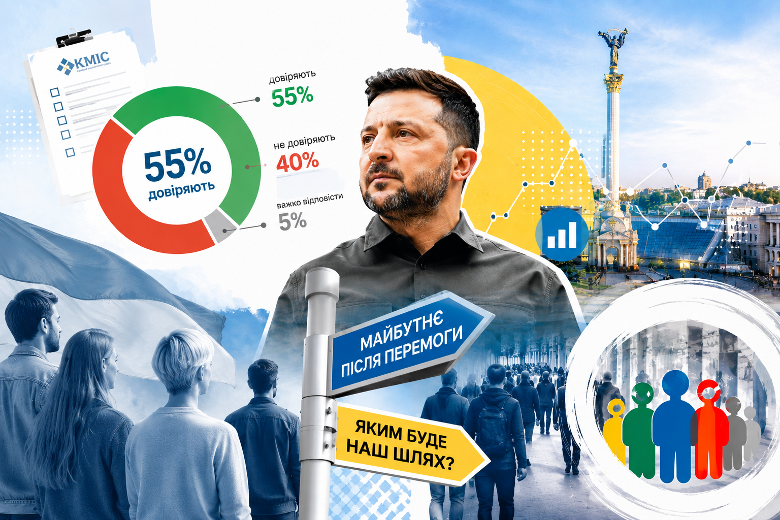 Україна входить у новий політичний цикл. Що насправді показує нове опитування КМІС?