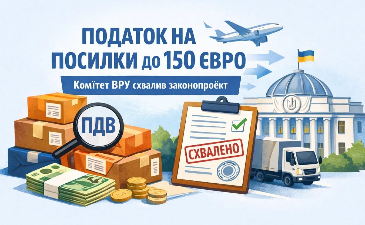 Рада запровадила 20% ПДВ на посилки до 150 євро: що зміниться