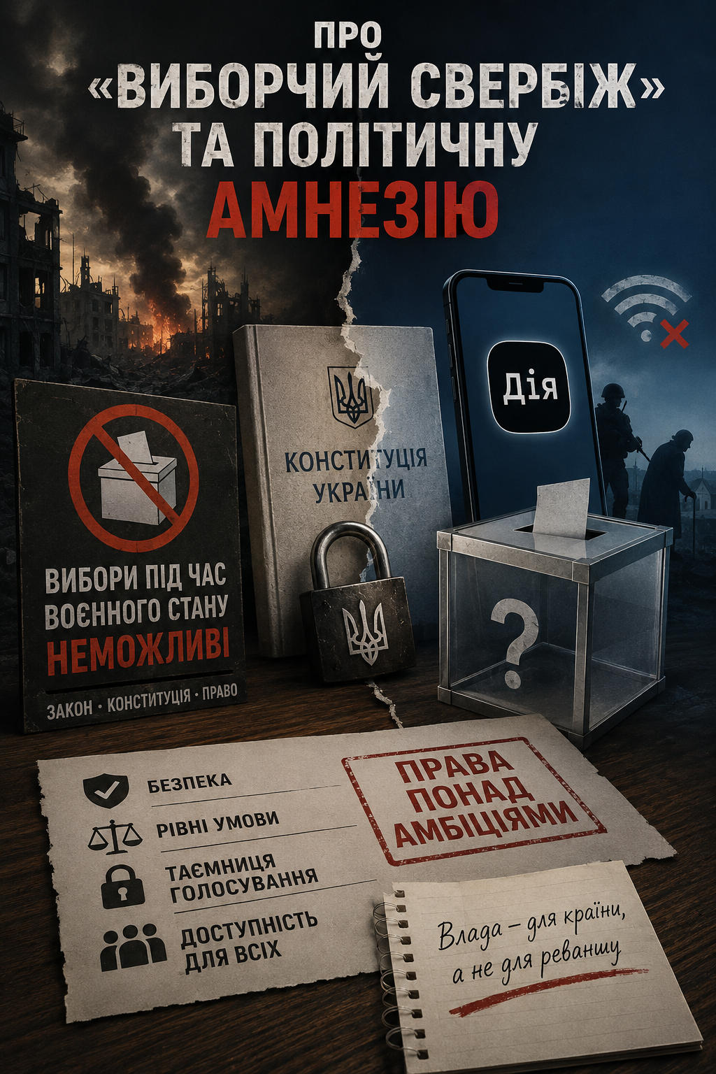 Про «виборчий свербіж» та політичну амнезію Михайла Федорова