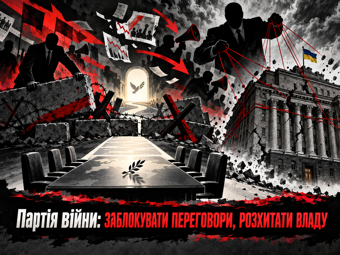 «Партія Війни»: заблокувати переговори, розхитати владу
