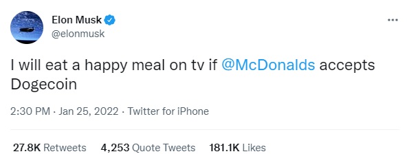 «З'їм ”Хепі Міл”»: Ілон Маск рекламуватиме Макдоналдс, але за однієї умови - фото 2
