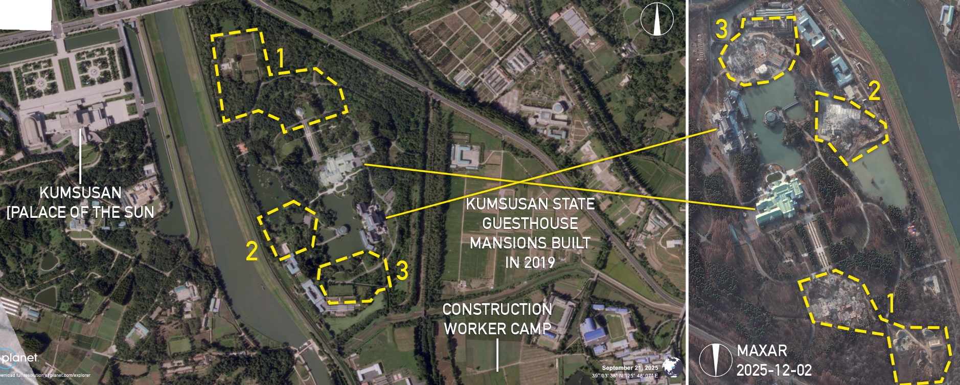 Невже готується тікати: Путіну терміново будують елітний особняк у Північній Кореї (ФОТО) - фото 2 Невже готується тікати: Путіну терміново будують елітний особняк у Північній Кореї (ФОТО) - фото 2