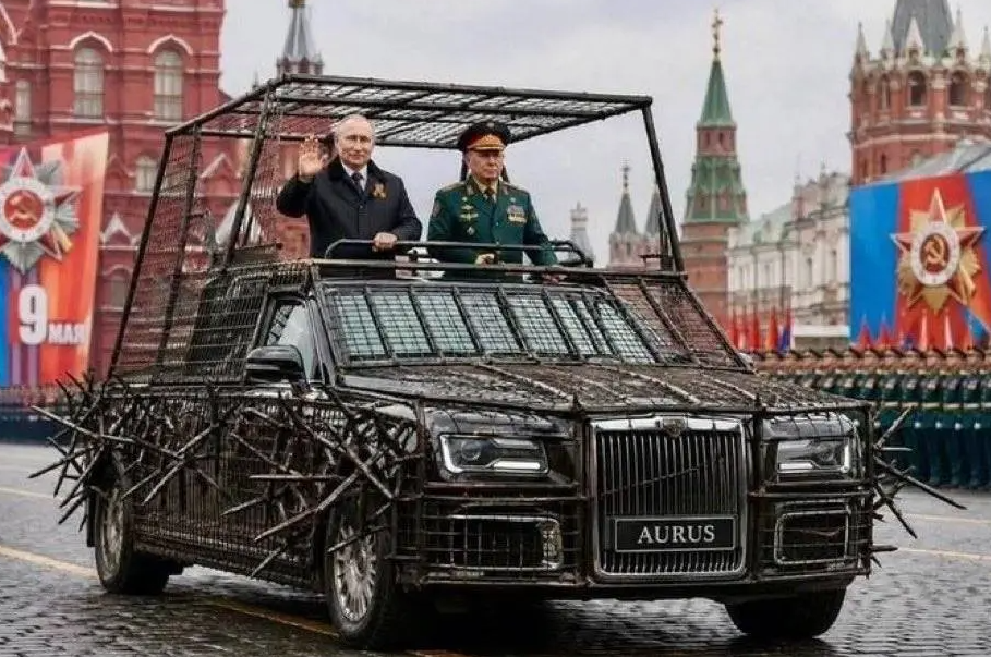 Як Путін захищатиметься від дронів на параді у 2026 році: добірка мемів  - фото 2