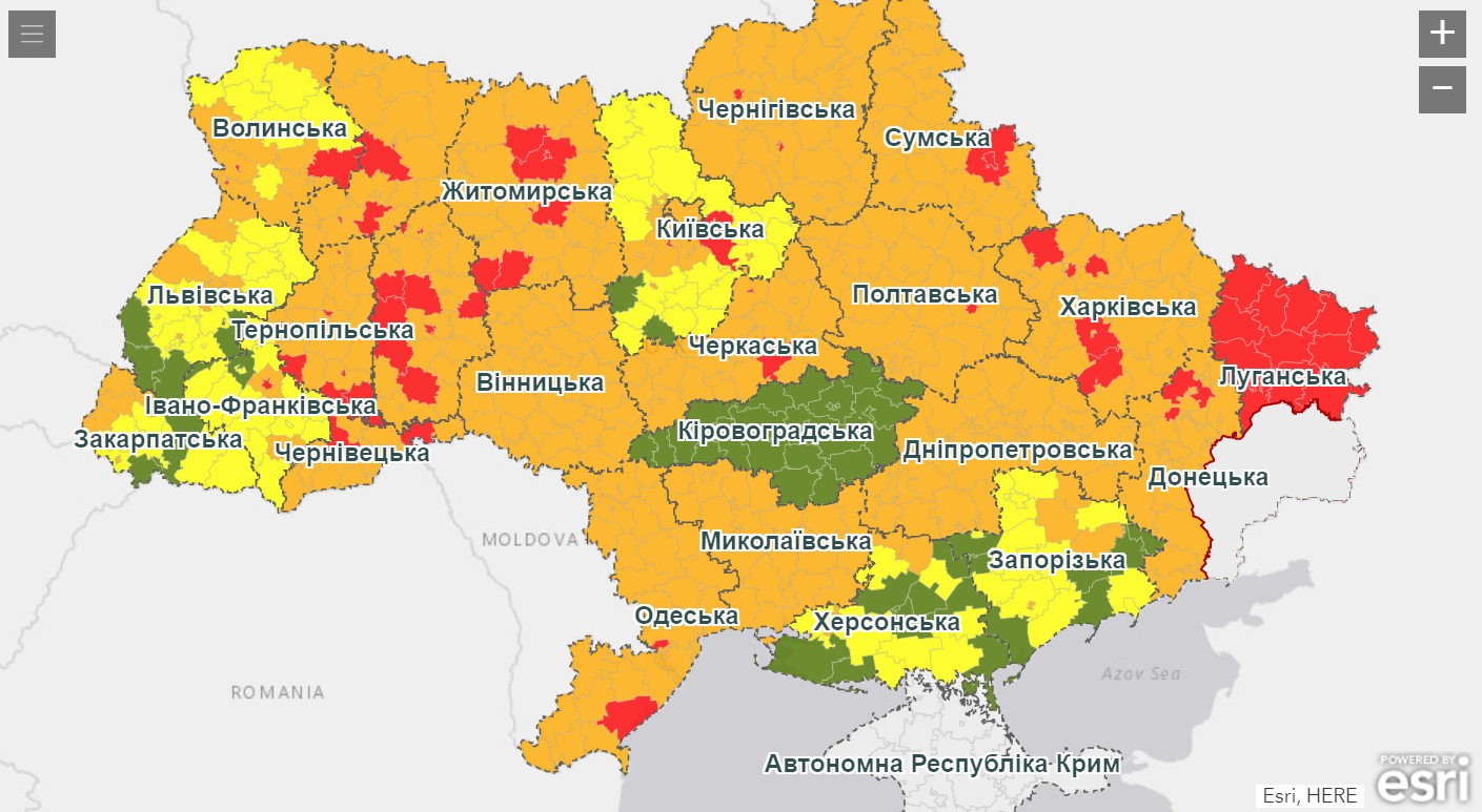 В Украине расширили красную карантинную зону - фото 2