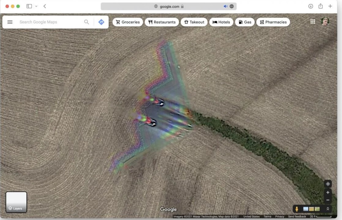 У США зафільмували невидимку: можна побачити на Google-картах (ФОТО) - фото 2