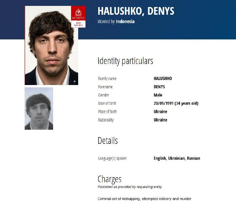 Интерпол объявил в розыск пятерых иностранцев за жестокое убийство украинца Комарова на Бали - фото 2