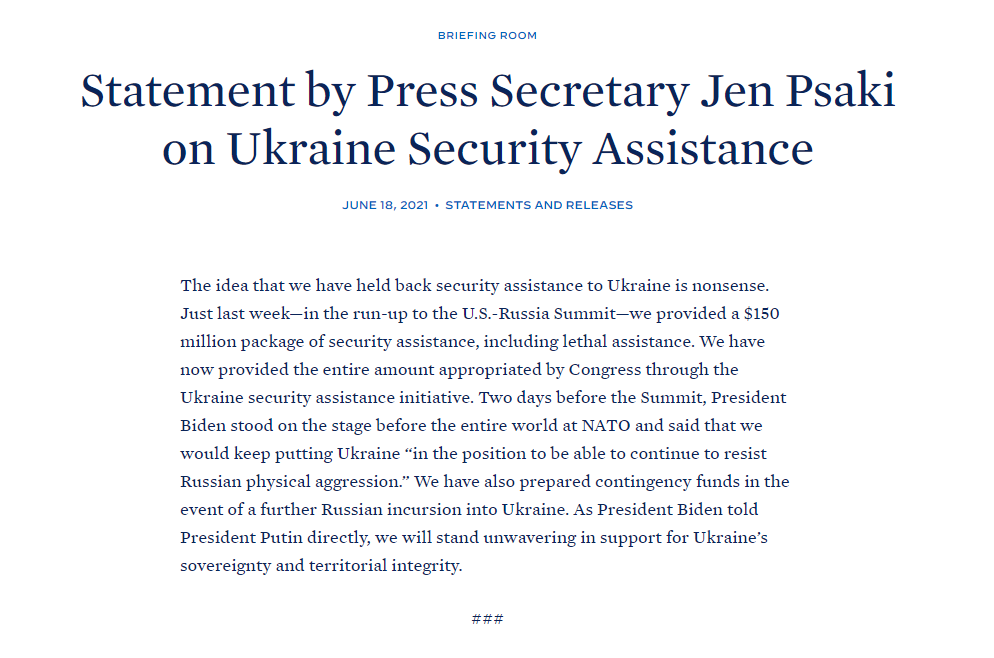 «Замороження» військової допомоги Україні від США: що повідомили в Білому Домі - фото 2