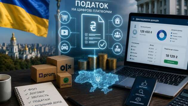 Податок на цифрові платформи: як Україна виводить з тіні онлайн-доходи та що зміниться для звичайних українців