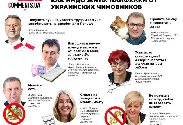 Лайфхак от чиновника: как люди при власти советуют жить простым украинцам