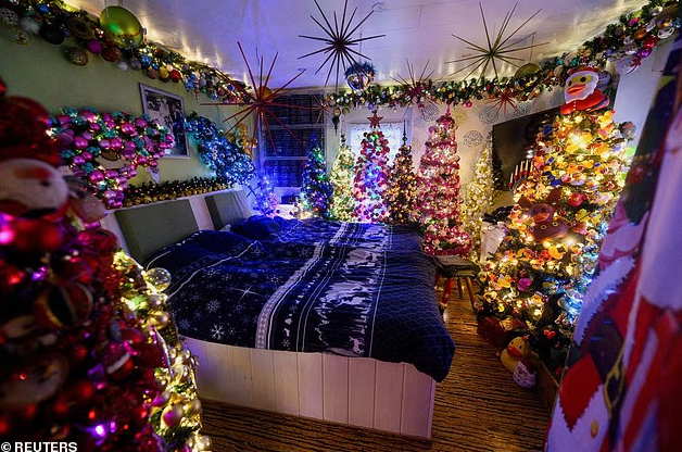 Рождественский рекорд в Германии: семья установила 621 елку в своем доме (ФОТО) - фото 2 Рождественский рекорд в Германии: семья установила 621 елку в своем доме (ФОТО) - фото 2