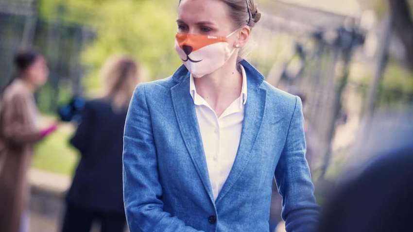 Фотофакт: депутат пришла в Раду в маске лисы и нарвалась на критику