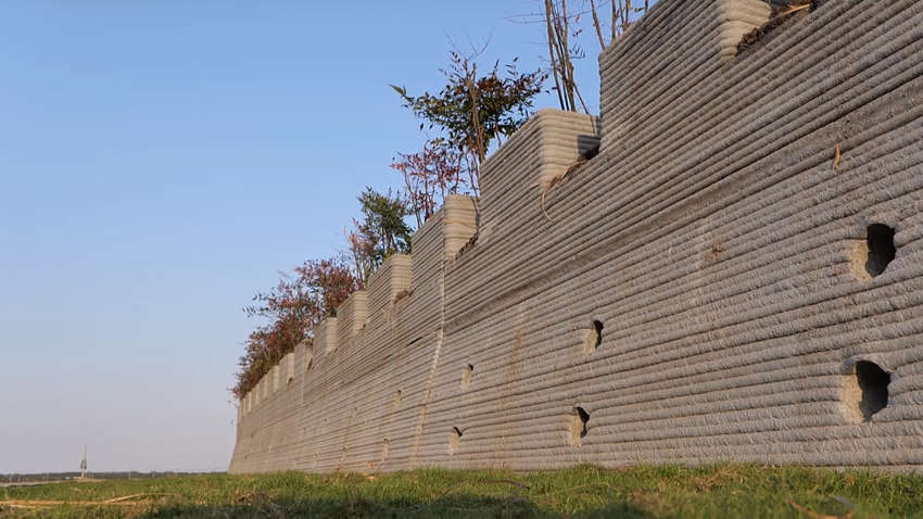 Китайська компанія створила 3D-друковану берегову стіну