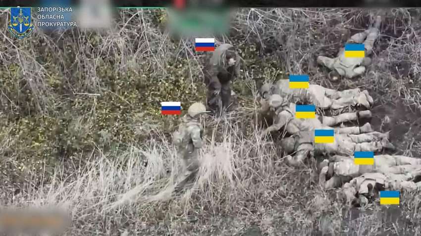 Розстріл у полоні: п’ятьох українських захисників убито біля Запоріжжя Розстріл у полоні: п’ятьох українських захисників убито біля Запоріжжя