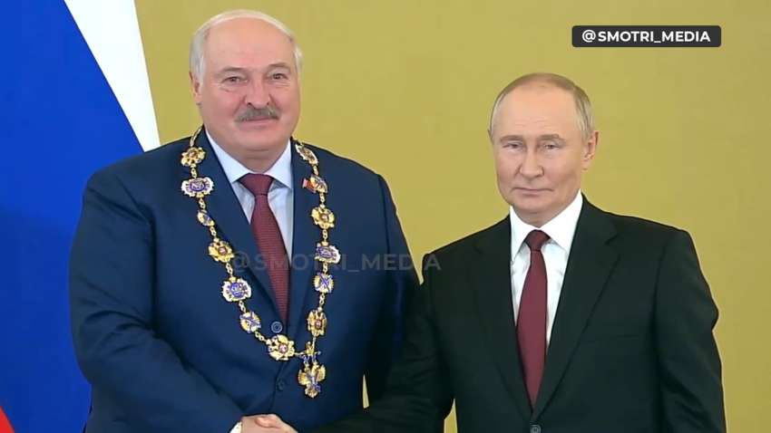 Путин отметил Лукашенко самой высокой государственной наградой в РФ: за что такая щедрость