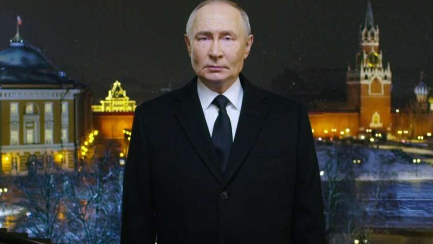 Путин записал кратчайшее с начала войны новогоднее обращение: что сказал