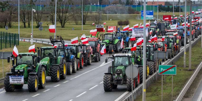 Польские фермеры вышли на протесты: это предупреждение перед массовыми акциями