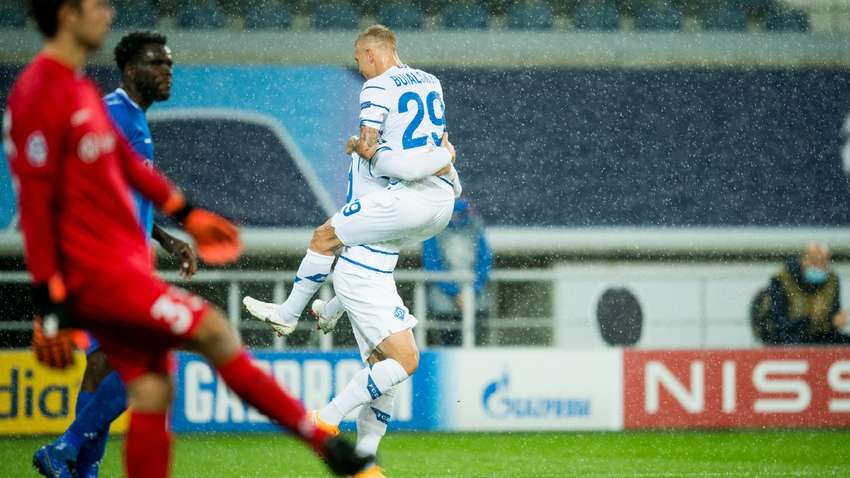 Київське "Динамо" перемагає в першому матчі плей-офф кваліфікації Ліги чемпіонів