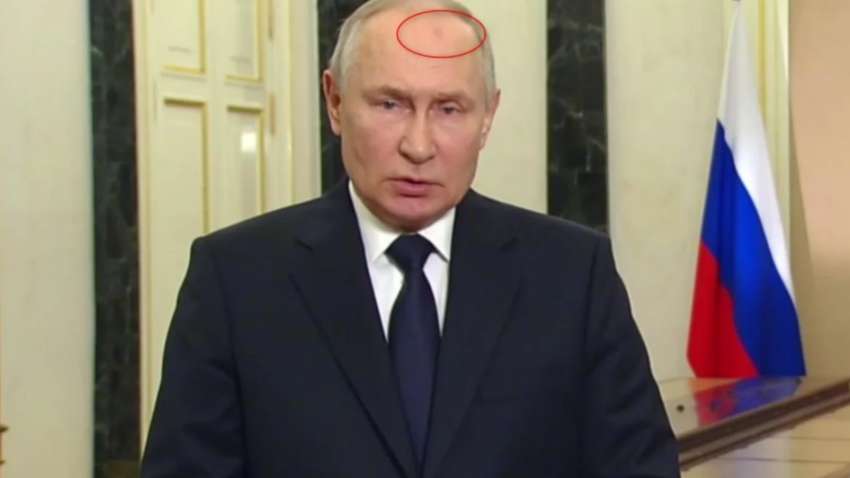 На обличчі у Путіна помітили дивну пляму: що відомо про його стан здоров'я 