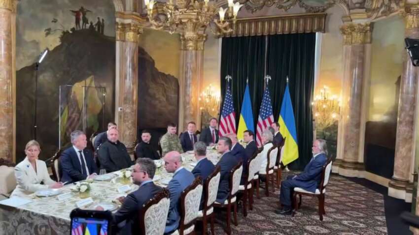 Как Трамп выгнал журналистов с обеда с Зеленским