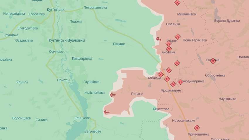 Окупанти взяли під вогневий контроль трасу на Харківщині Окупанти взяли під вогневий контроль трасу на Харківщині