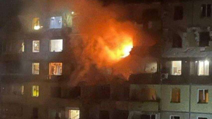 Шахеды ударили по родному городу президента: город в огне, раненый на грани смерти 