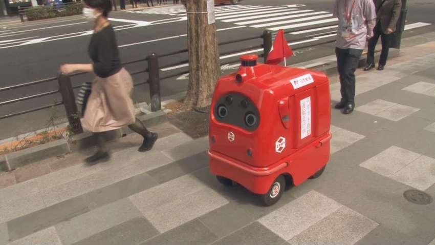 Японцы начнут использовать роботов для доставки почты