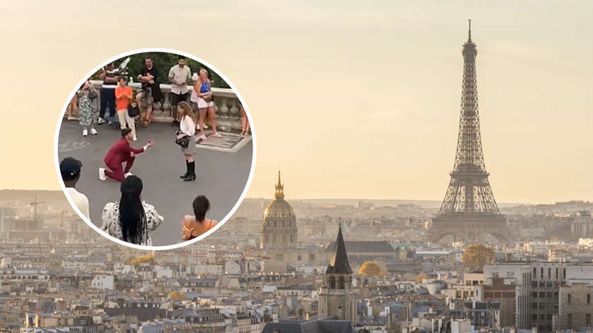 Парень сделал предложение девушке в Париже: ее реакция шокировала всех (ВИДЕО) Парень сделал предложение девушке в Париже: ее реакция шокировала всех (ВИДЕО)