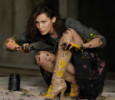 Белла Хадід постала в ролі художниці в рекламі Miu Miu