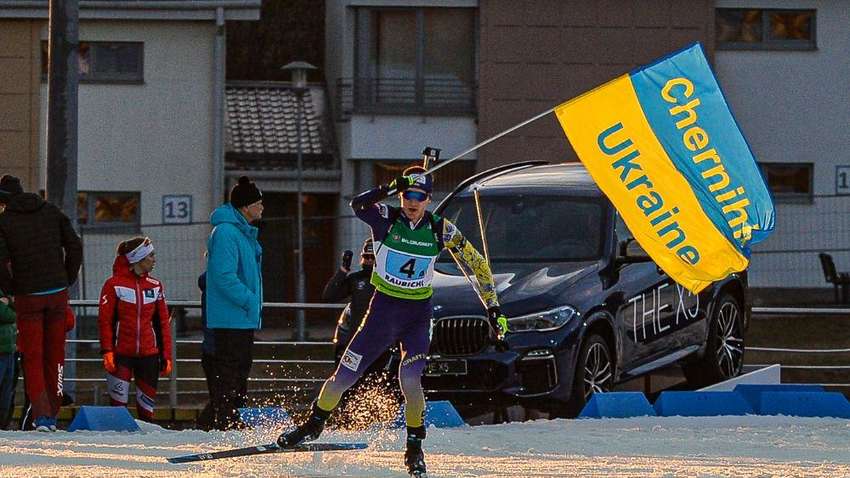 Украинская мужская сборная завоевала серебро в эстафете этапа Кубка мира по биатлону