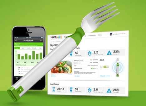 Разработчики представили «умную» вилку HAPIfork