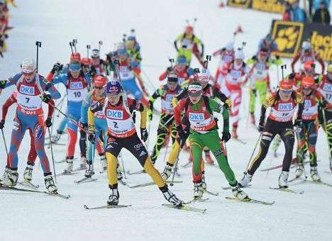 Украинские биатлонисты не дотянули до медалей в Рупольдинге