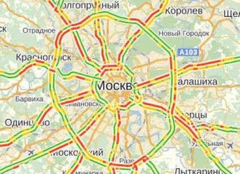 Из-за снега Москва встала. Пробки в 9 баллов