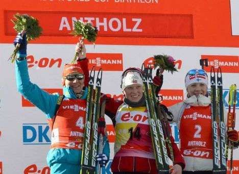 Украинские биатлонистки увезли «серебро» из Италии