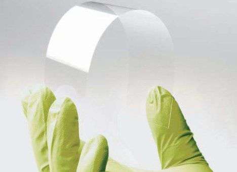 Новое стекло можно сматывать в рулоны