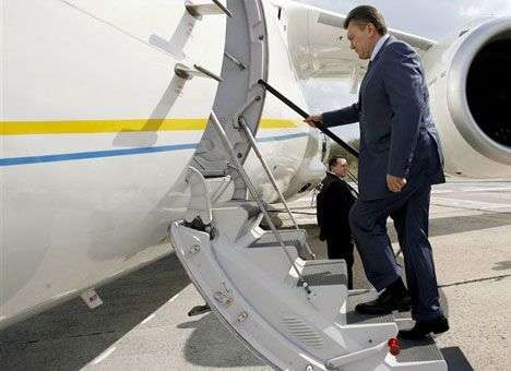 Президент улетел от ланча в Давосе домой