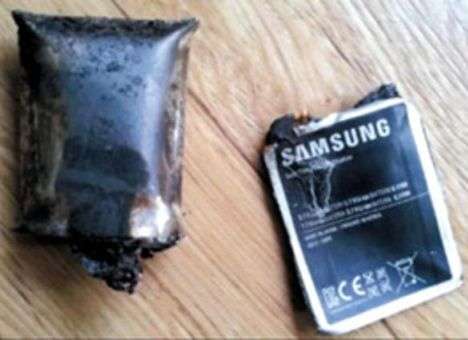 У Samsung Galaxy Note взорвался аккумулятор