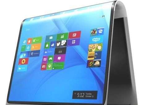 Представлен концепт гибридного планшета и ноутбука в гибком корпусе