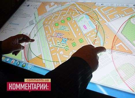 Застройщиков в Киеве послали на Google maps