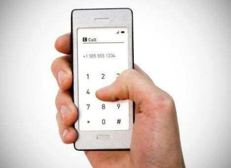 Представлен концепт смартфона с дисплеем E Ink