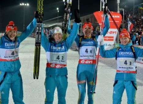 Украина финишировала третьей на ЧМ по биатлону