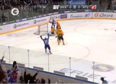 КХЛ. Разгром «Атланта» и «Сибири» (ВИДЕО)