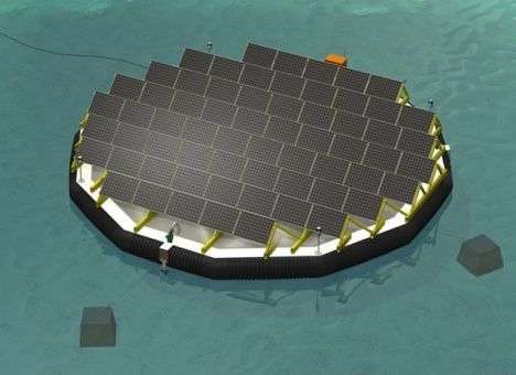 Энергетическая компания испытает плавучие солнечные острова