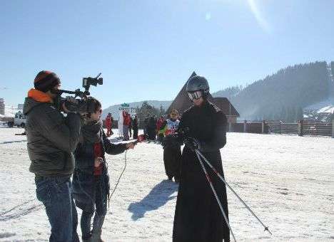 Священники УГКЦ встали на лыжи