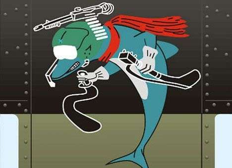 На подмогу к сбежавшим боевым дельфинам спешат химические медузы (ВИДЕО)