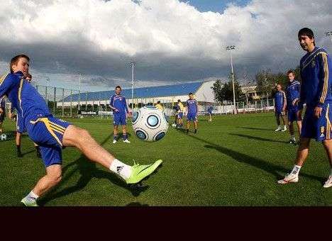 Сборная Украины живет в Козине из-за нехватки средств