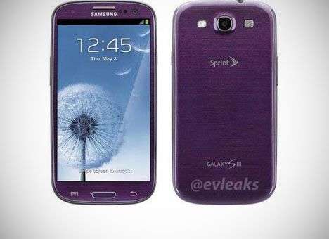 Анонсирован фиолетовый Galaxy S III