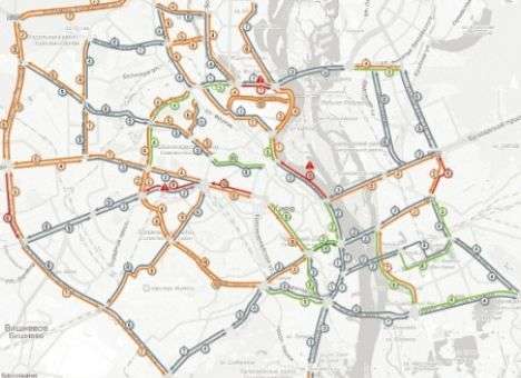 Самым «заторным» месяцем в Киеве был декабрь
