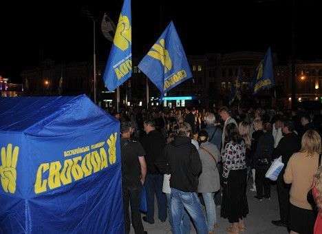 На Харьковщине помощника нардепа-«свободовца» утащили в милицию