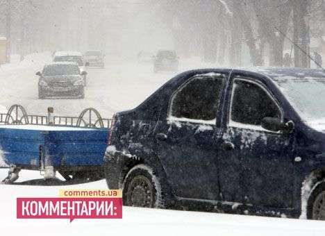 В снегопад киевские таксисты поставили рекорд – клиент ехал 15 км 15 часов